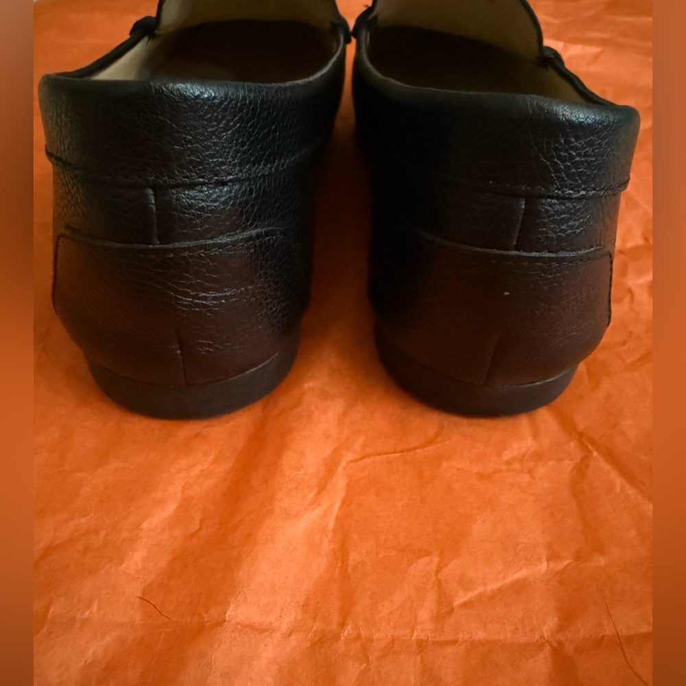 Michael Kors Black Leather Loafers for Women - Picture 3 of 3